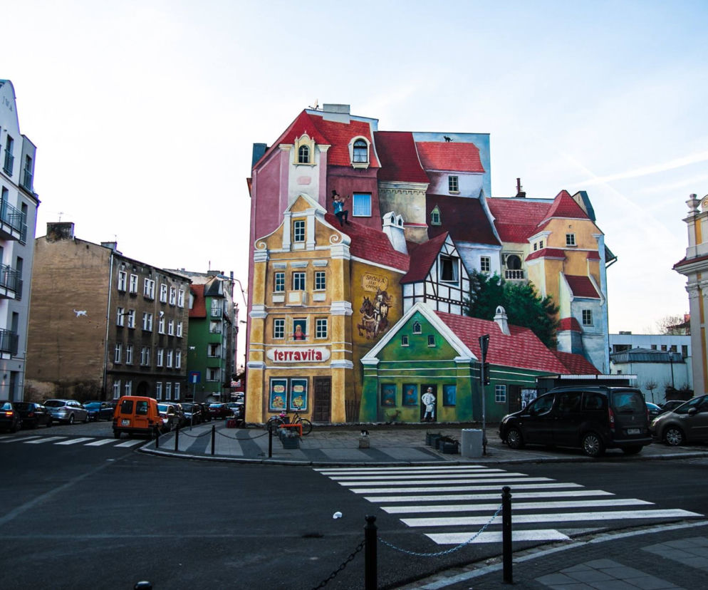 Mural 3D na Śródce