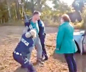Naród podziwia interwencję policjantów