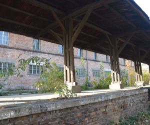 Pozostałości dawnego dworca kolejowego Bhf. Pommerensdorf na Pomorzanach