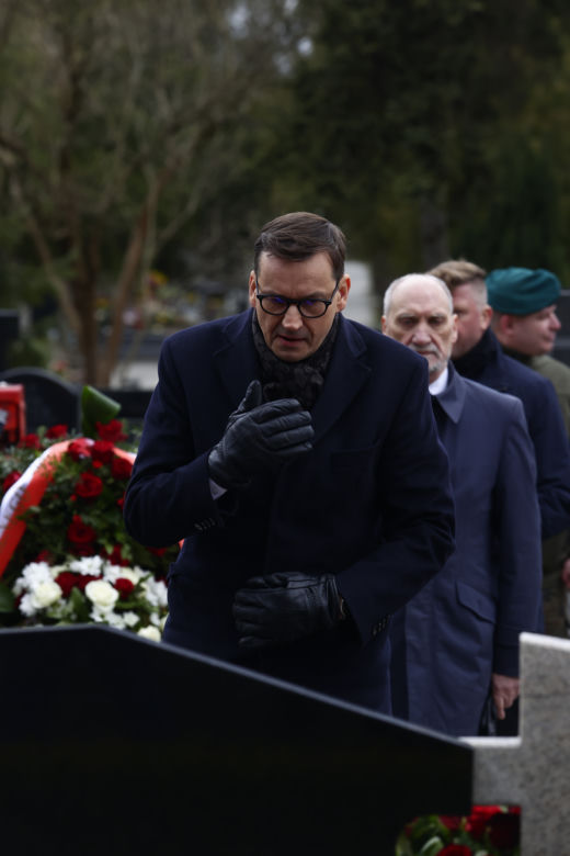 12. rocznica katastrofy smoleńskiej. Uroczystości na Powązkach Wojskowych