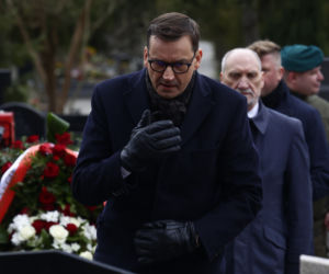 12. rocznica katastrofy smoleńskiej. Uroczystości na Powązkach Wojskowych