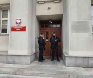 Protest górników i hutników
