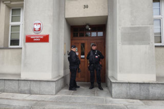 Protest górników i hutników