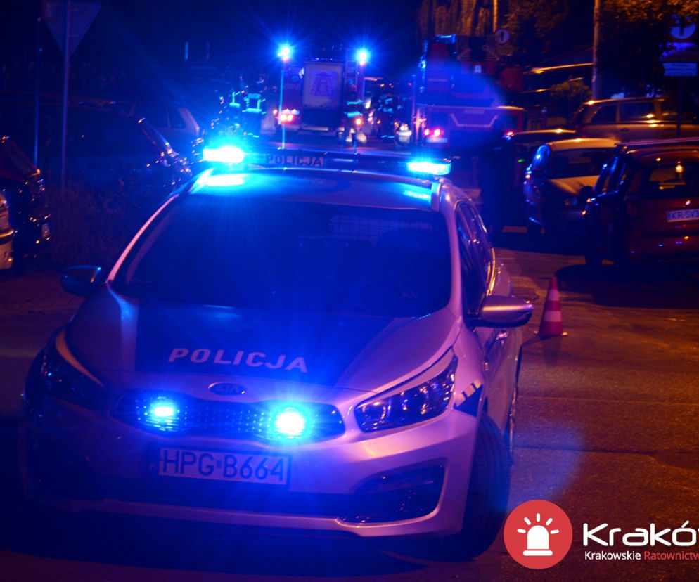 Akcja służb na os. Strusia w Krakowie