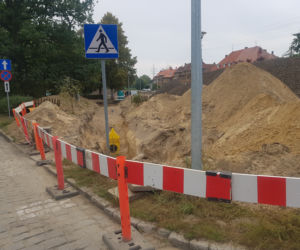 Budowa węzła Łękno 