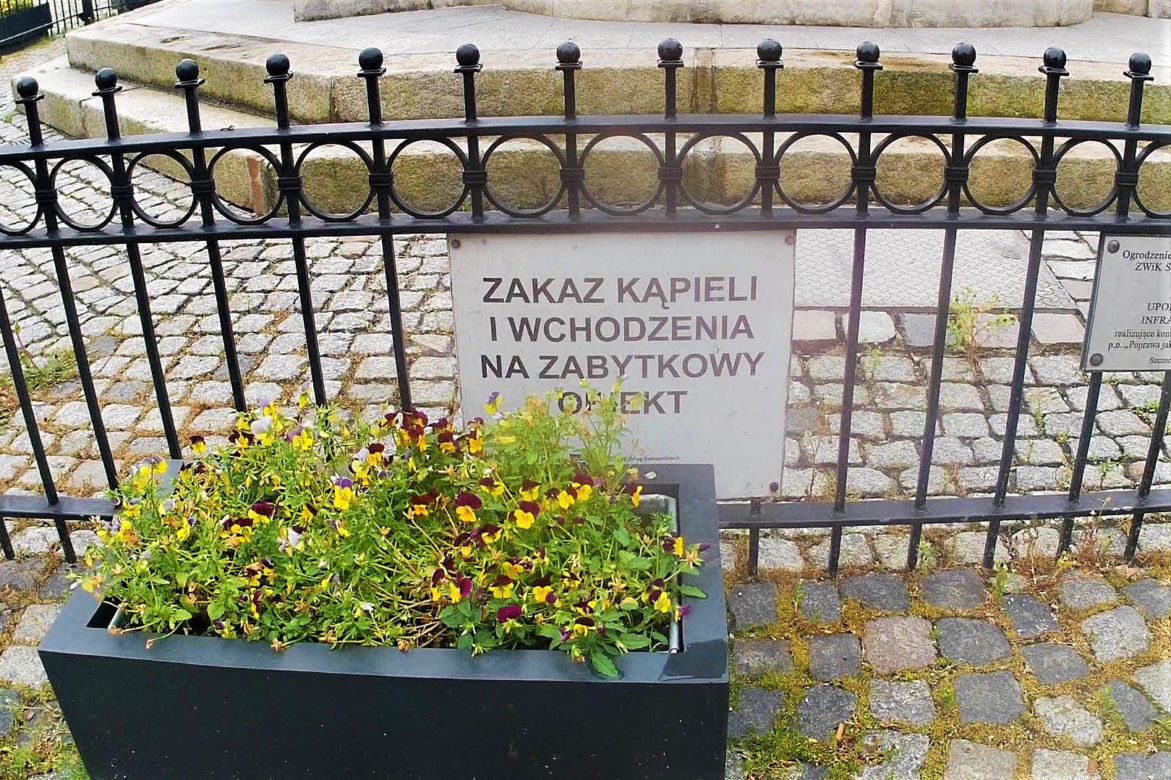 Susza w szczecińskich fontannach