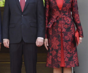 Prezydent Andrzej Duda z żoną Agatą
