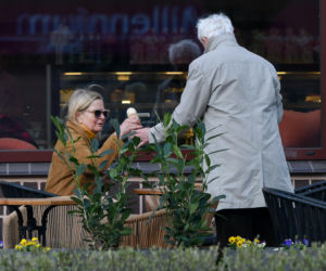 Barbara Bursztynowicz na słodkiej randce z mężem