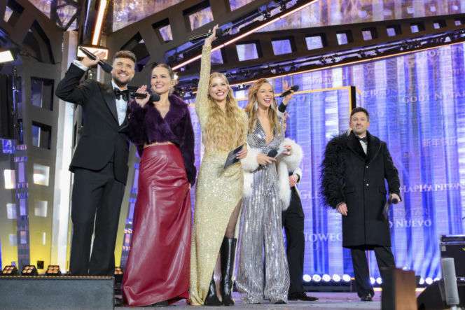 Krzysztof Ibisz na sylwestrach Polsatu