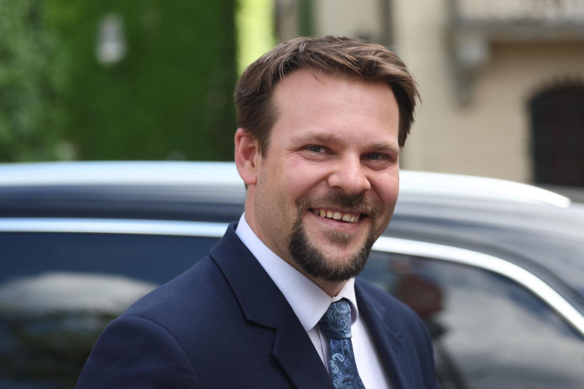 Kandydat PiS na prezydenta Krakowa Michał Drewnicki