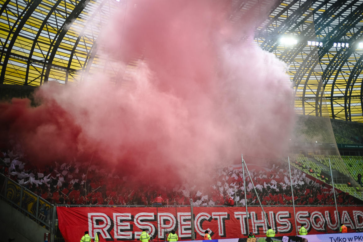 Lechia Gdańsk - Widzew Łódź: Zdjęcia kibiców z meczu 15. kolejki PKO BP Ekstraklasy