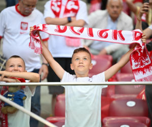 Kibice na meczu Polska-Nigeria