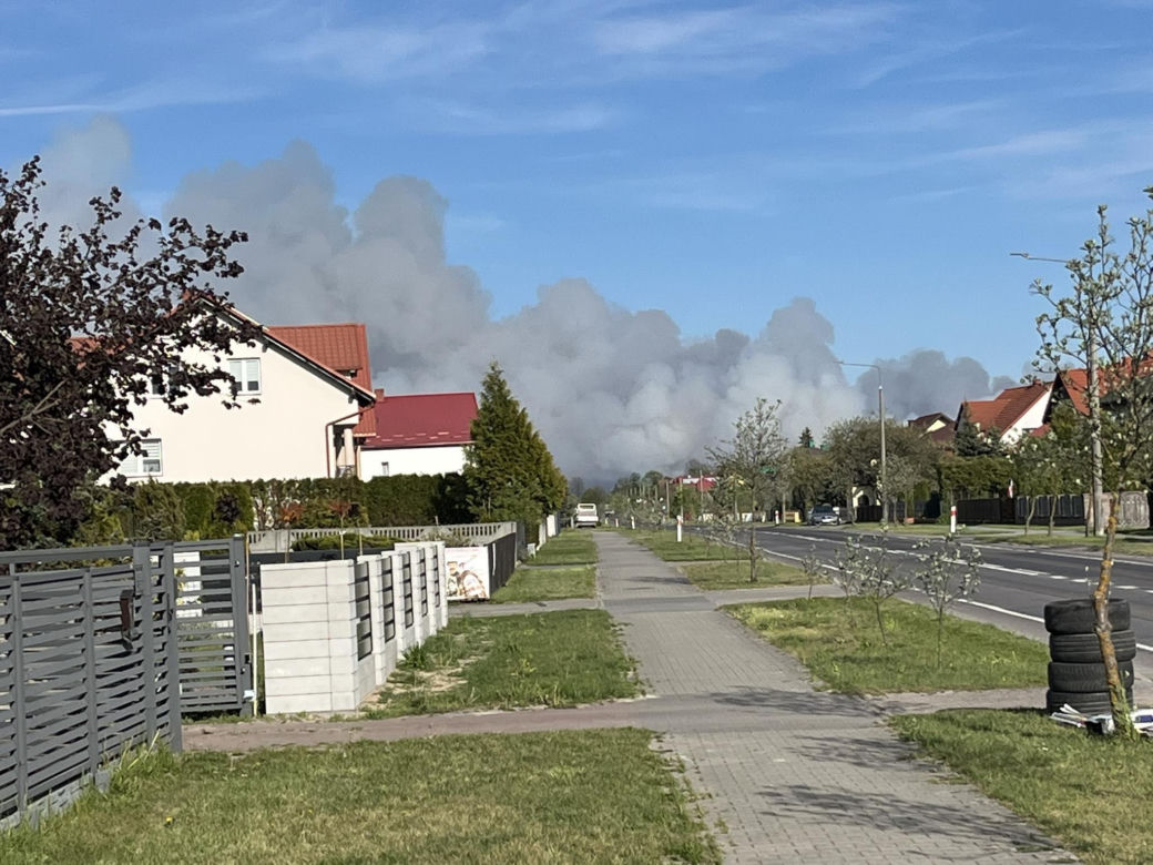 Ogromny pożar na Lubelszczyźnie! Płonie Puszcza Solska. Setki strażaków w akcji.