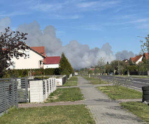 Ogromny pożar na Lubelszczyźnie! Płonie Puszcza Solska. Setki strażaków w akcji.