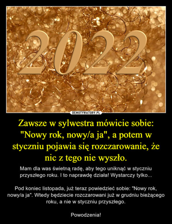 Nowy Rok 2022 - memy
