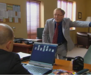 Ranczo 8 sezon odcinek 101. Senator Kozioł (Cezary Żak), Czerepach (Artur Barciś)