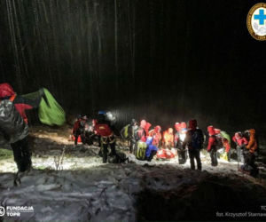 120-kilowa Niemka wdrapała się na Rysy i spadła. Akcja TOPR-owców