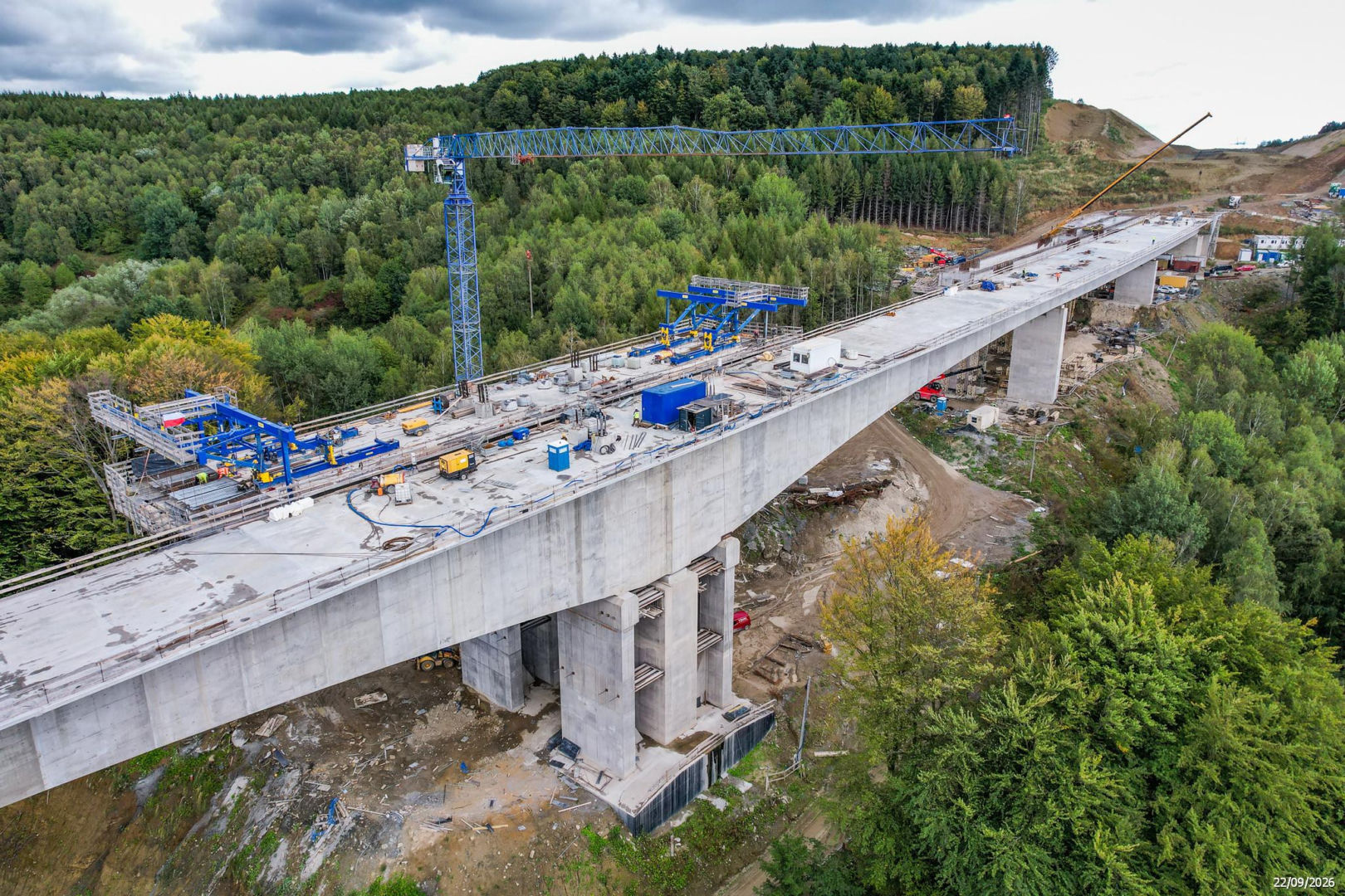 Budowa drogi S19 i najwyższej estakady w Polsce