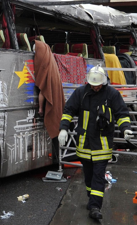 Wypadek polskiego autokaru pod Berlinem