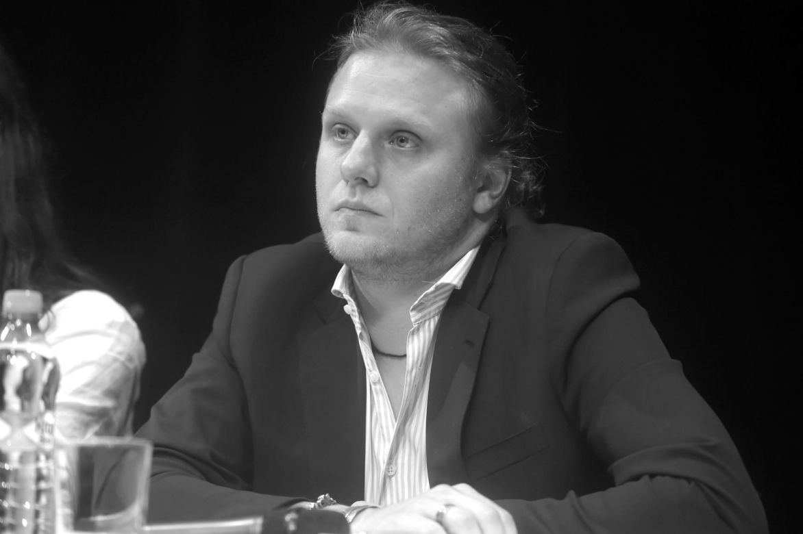   Grób Piotra Woźniaka-Staraka na warszawskich Powązkach