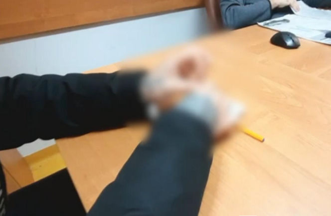 Nogi zdradziły przestępcę