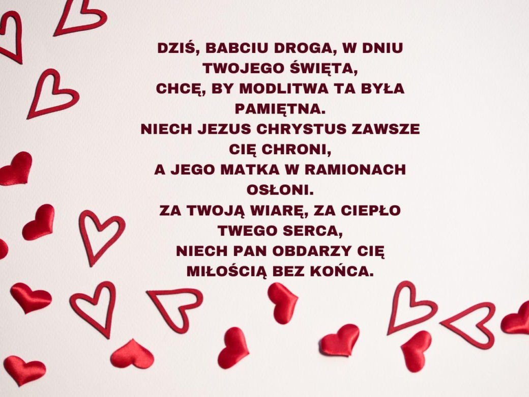 Życzenia religijne z okazji Dnia Babci