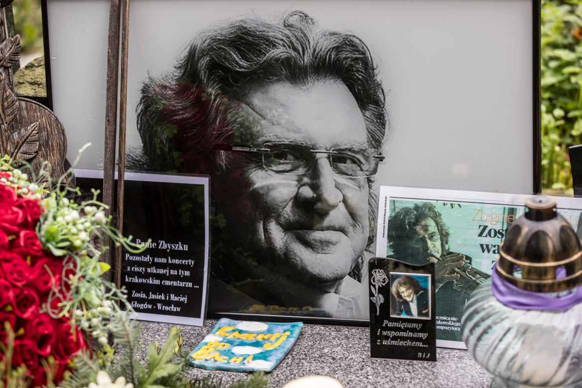 Tak wyglada grób Zbigniewa Wodeckiego