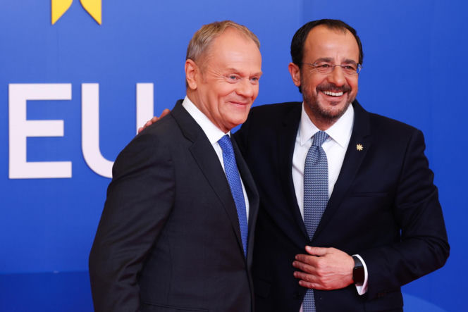 Donald Tusk  podczas nieformalnego szczytu Rady Europejskiej w Nikozji