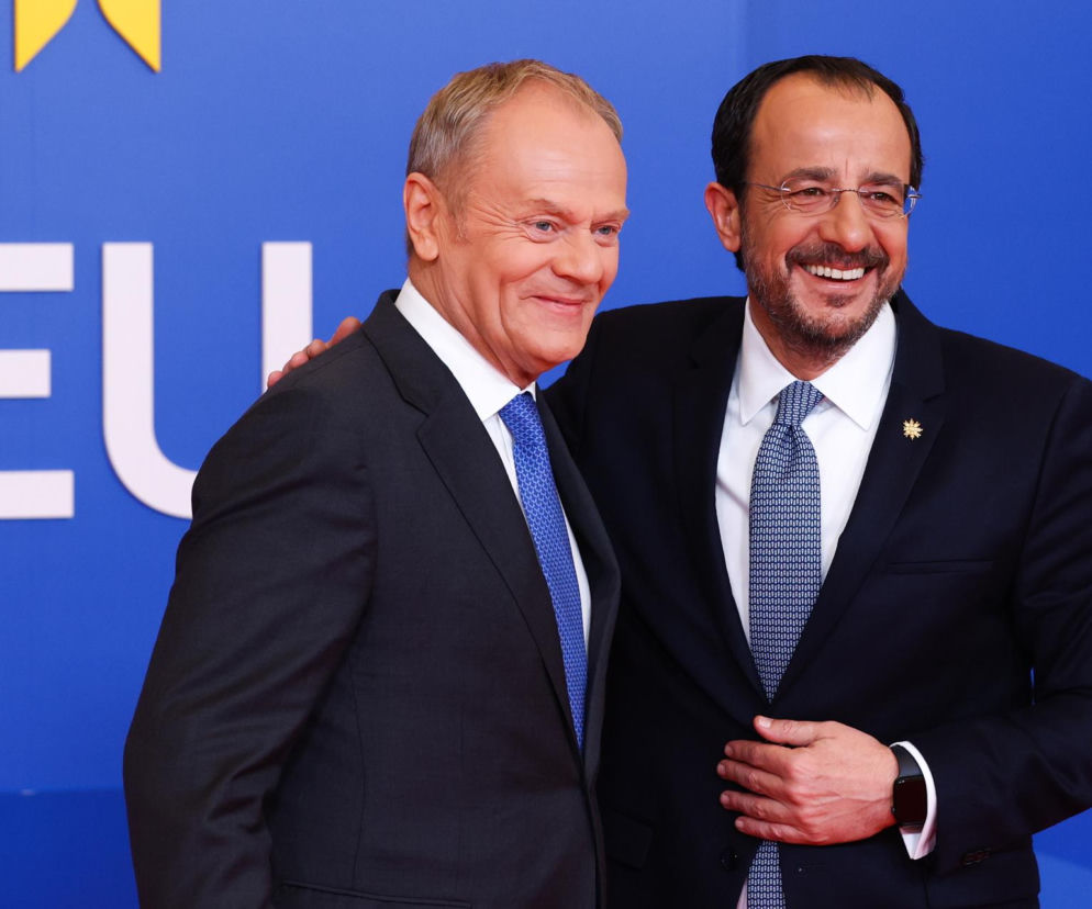 Donald Tusk  podczas nieformalnego szczytu Rady Europejskiej w Nikozji