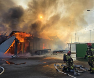 Spłonęła jedyna całodobowa Biedronka!