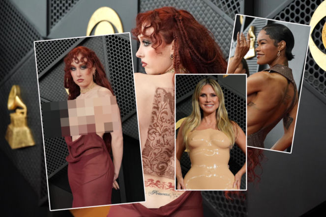 Goło i wesoło na Grammy 2026! Niektóre gwiazdy zdecydowanie przesadziły. Takie stroje na czerwonym dywanie?
