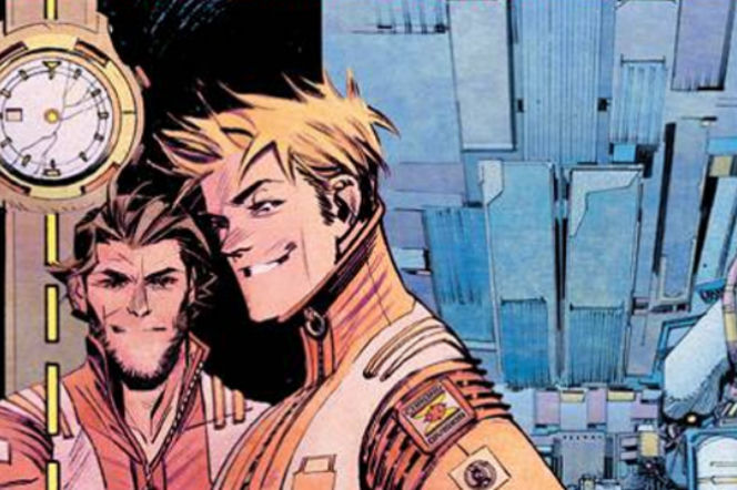 Fragment okładki komiksu Chrononauts