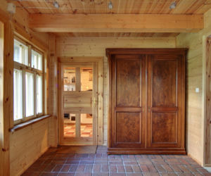 Drewniany dom na Podlasiu