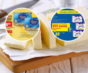 Masło za grosze w Lidlu i Biedronce