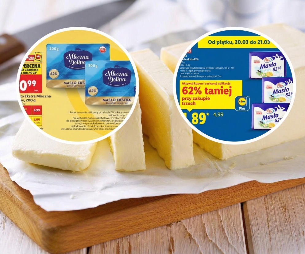 promocje na masło w Biedronce i Lidlu