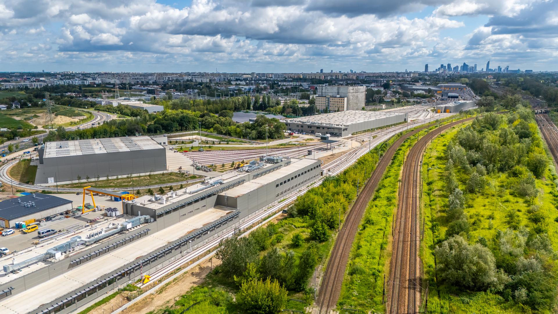 Budowa stacji techniczno-postojowej STP Karolin w Warszawie