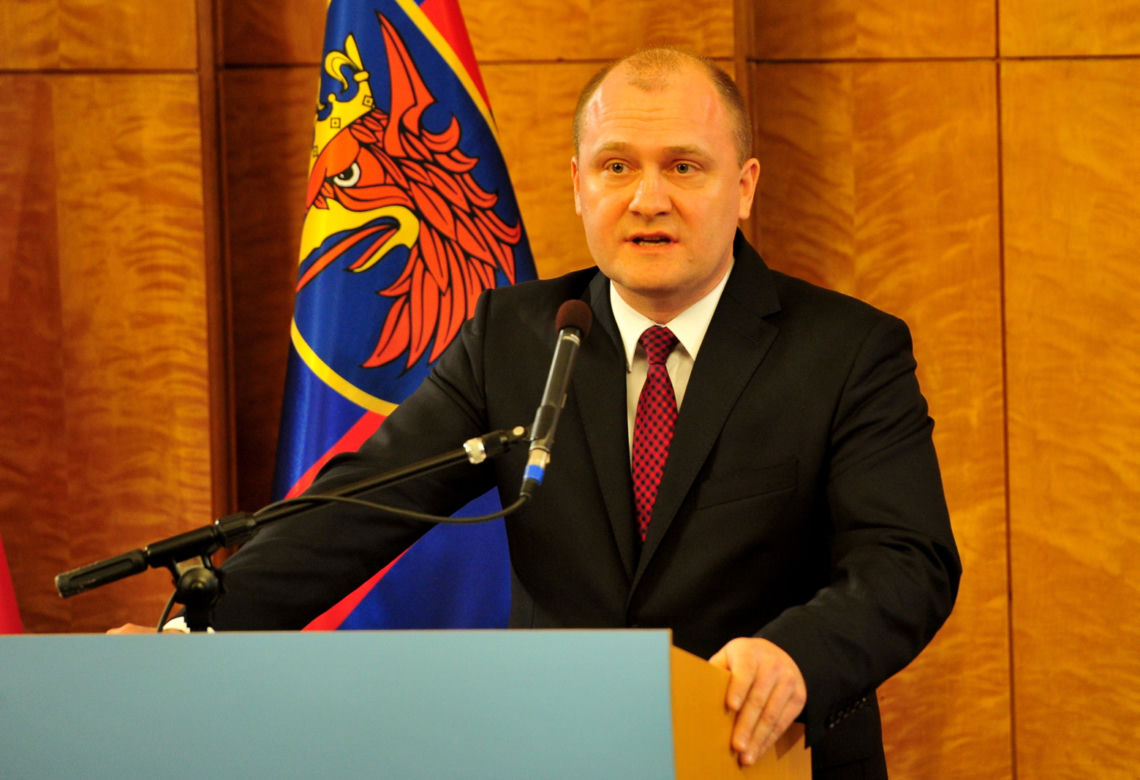 Szczecin. Prezydent Piotr Krzystek