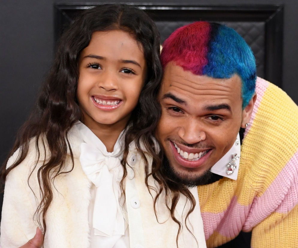 Chris Brown z córką Royalty