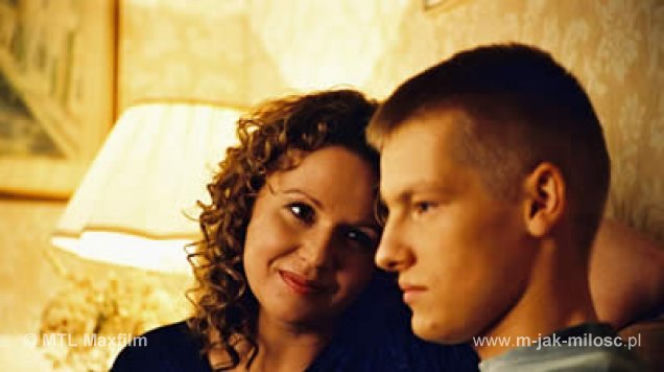 M jak miłość. Maria Zduńska (Małgorzata Pieńkowska), Piotrek (Marcin Mroczek)