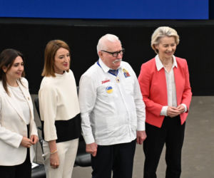 Uroczystość wręczenia Europejskich Orderów Zasługi