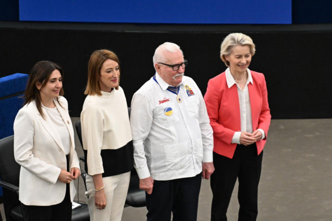 Uroczystość wręczenia Europejskich Orderów Zasługi