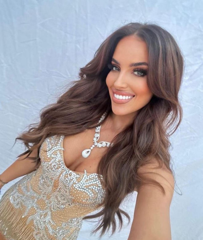 Simona Leskovska, słowacka miss przyjechała na mecz Lecha Poznań