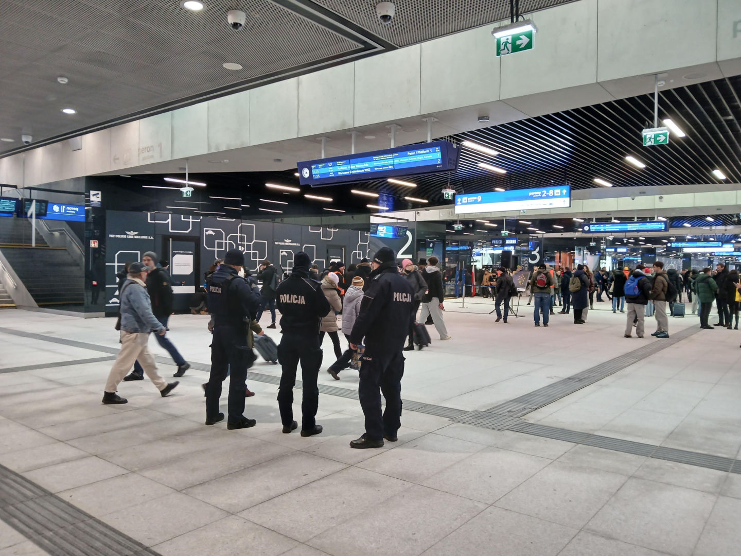 Dworzec kolejowy Warszawa Zachodnia po otwarciu