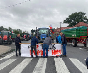 Protest rolników w Łódzkiem 24.08