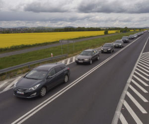 Protest pracowników kopalni i elektrowni Turów
