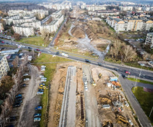 Na Naramowicach prace torowe i drogowe. 28 grudnia zmiany w rejonie ul. Dworskiej