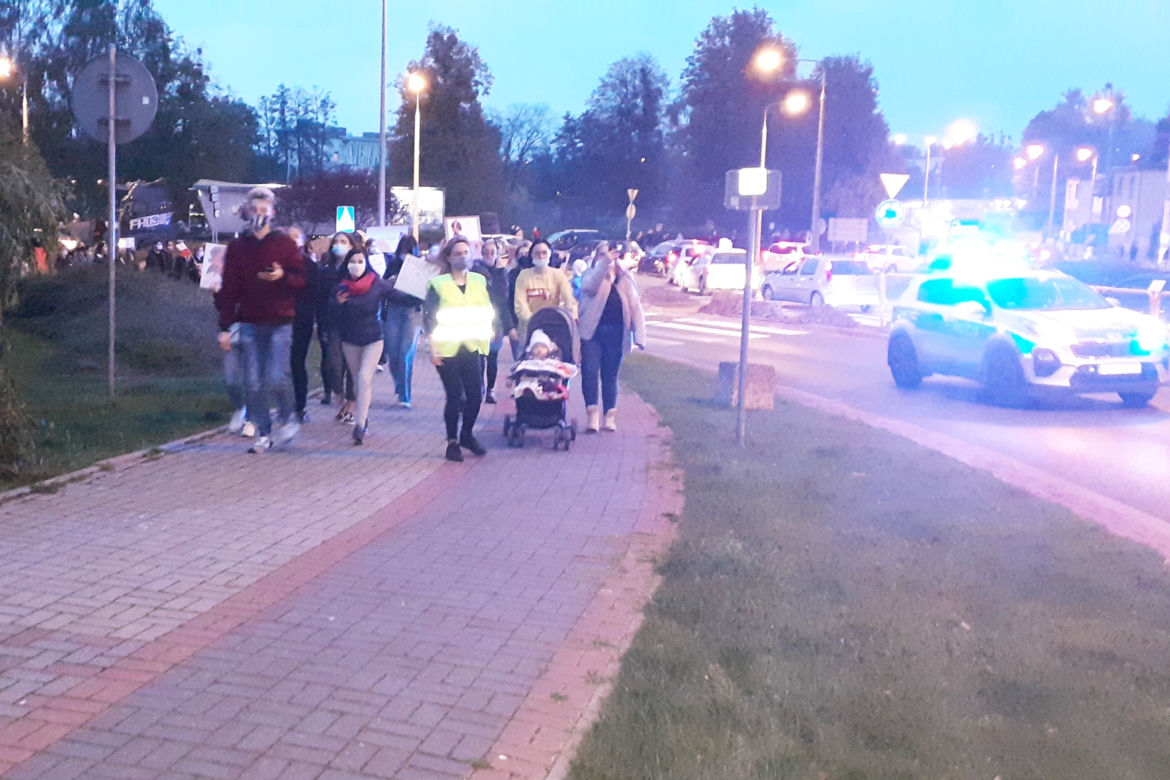 Drugi dzień Strajku Kobiet w Iławie (26.10.2020)