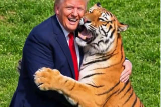 Trump poskramiaczem tygrysów?! Niewiarygodne wideo w sieci