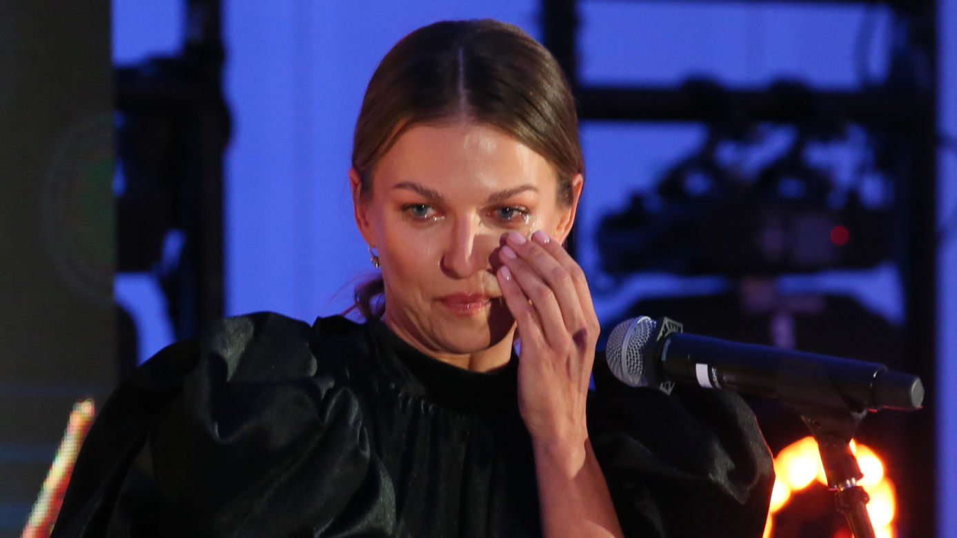 Zapłakana Anna Lewandowska na gali rozdania nagród WPROST