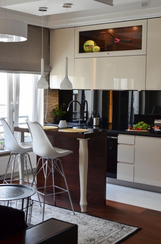 Kuchnia w apartamencie "Sydney"